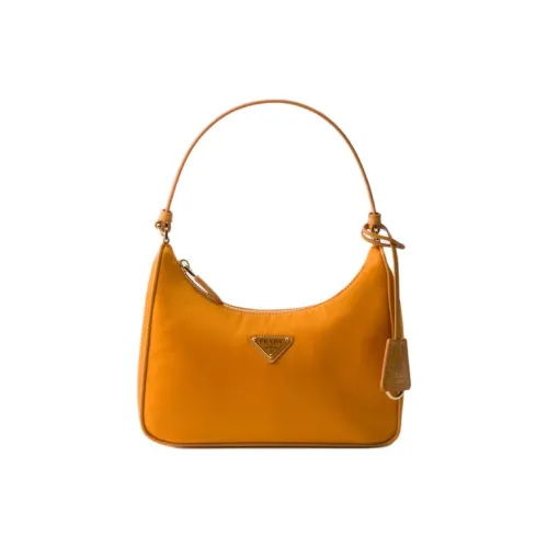 PRADA RE Edition Ткань Сумка Мини Женская Янтарная