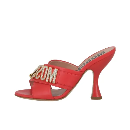 MOSCHINO Тихий Слипоны Женские Red