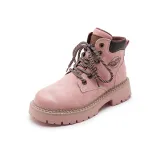 Розовый (Плоская подошва, флисовая подкладка)