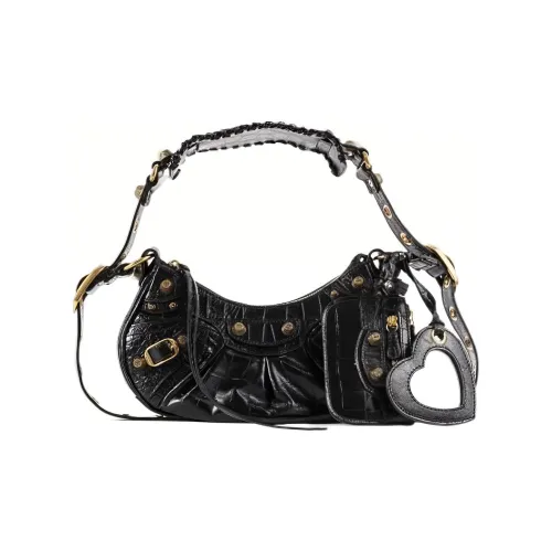 Balenciaga Le Cagole Сумка через плечо из коровьей кожи мини женская черная