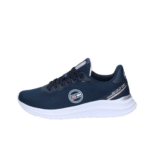 ENRICO COVERI Беговые кроссовки Low Top Темно-синие Мужские