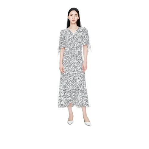 TKY SHOP Черный цветок Женские Короткие Платья с Рукавами
