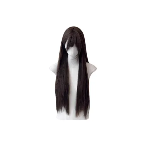 UMIFFA Японский стиль Комикс Сумеречный черный Длинный Straight Парики 75 см