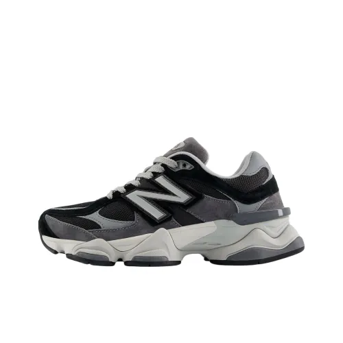New Balance NB 9060 Low Топ Повседневные Беговые Кроссовки Унисекс Черный Серый