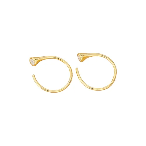 QIANFANGDAHUANGYE Сплав Титановая сталь Циркон Серьги Женские