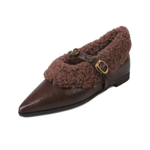 Rongcheng Shoe King Плоская подошва Туфли Мэри Джейн Женские