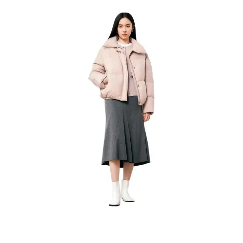 TKY SHOP Розово-вишневый Женские пуховики
