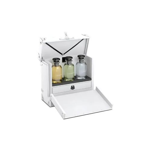 LOUIS VUITTON Холст и кожа Твердый чехол Унисекс Белый