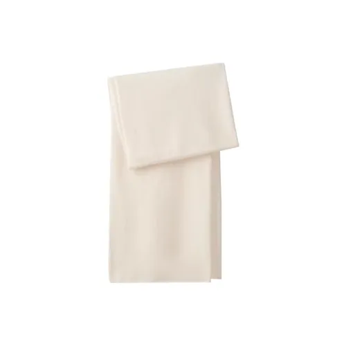 MUJI Кашемир Овечья шерсть Палантины Унисекс Экрю