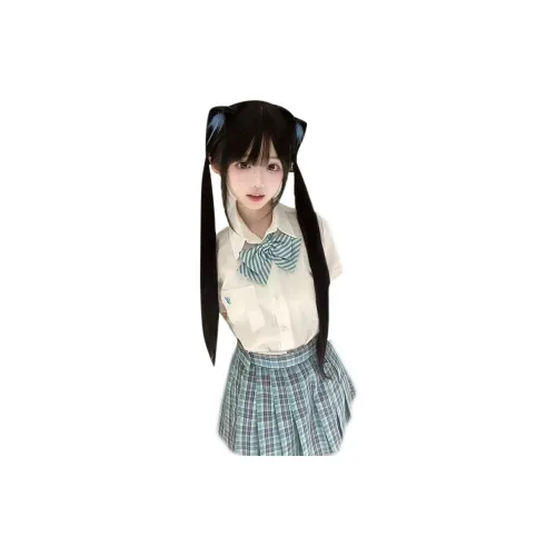 UMIFFA Длинная прямая парик для женщин JK Little Lolita Интернет Знаменитость Лолита Темный чай