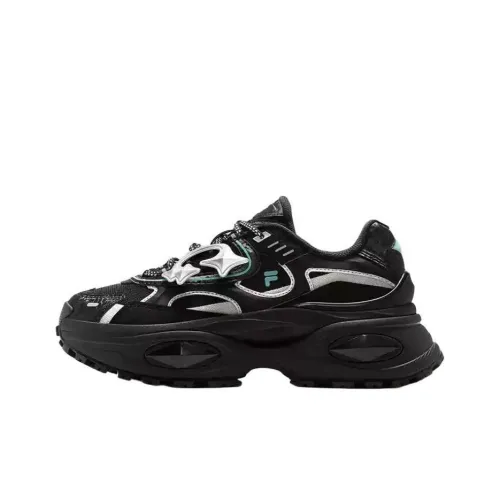 FILA FUSION BIANCO III Устойчивые к истиранию Низкие Кроссовки с Толстой Подошвой Женские Черные