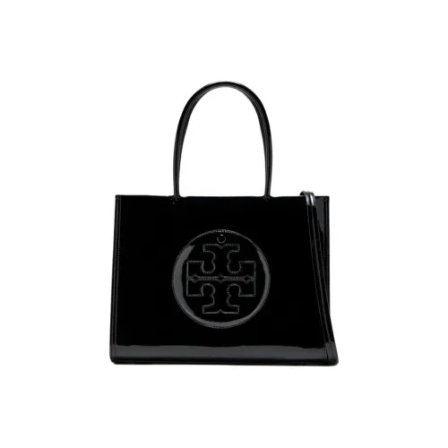 Tory Burch Ella Полиуретан Сумка Маленькая Женская Черная