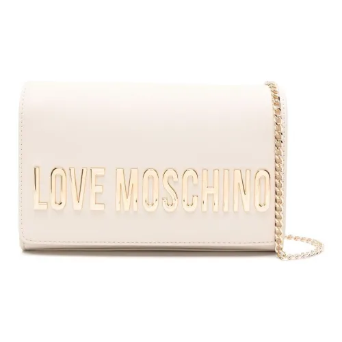 LOVE MOSCHINO ПУ (полиуретан) Сумка через плечо Женская Слоновая кость