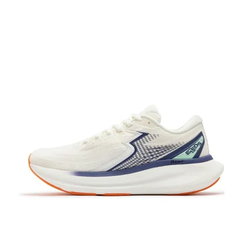 361° International Thread ELEOS Беговые кроссовки Низкий Топ Перьевой Белый/Яичная скорлупа Зеленый Мужской