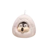 Розовый дынный семя пингвин + гнездо