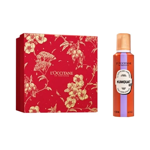 L'OCCITANE New Year Limited Edition Golden Апельсин Кедровый Шампунь Гель Чистка 200 мл