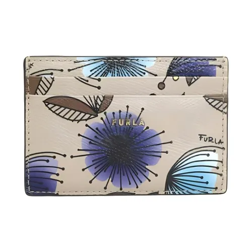 Furla Вавилон Кожа Держатель для карт Маленький Женский Бежевый