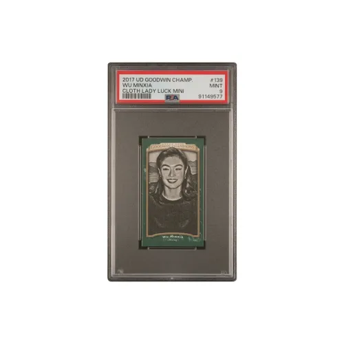 Верхняя колода 2017 Goodwin Champions Ткань Счастливый Леди 09 25 EDITION PSA 9 Goodwin Wu Minxia Мини Карта Сертифицированные карточки 1 шт