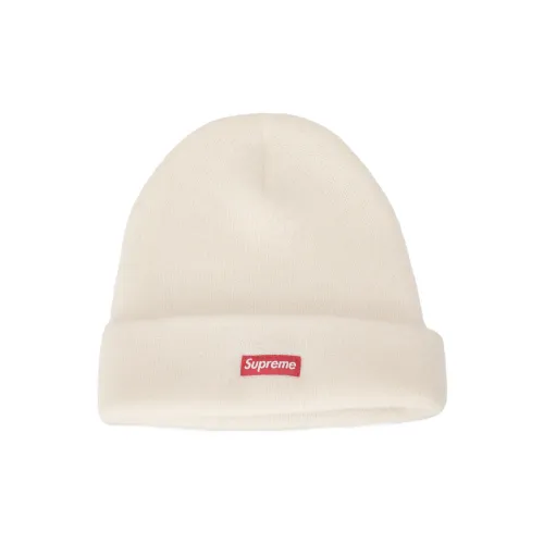 Supreme Mohair Blend Beanies Unisex White