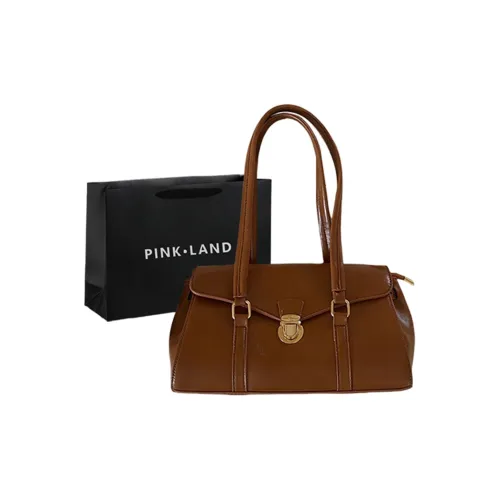 PINK·LAND ПУ (полиуретан) Сумка через плечо Стандартная Женская Коричневый Красный Черный
