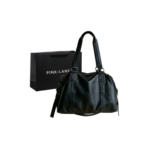 PINK·LAND ПУ (полиуретан) Сумка через плечо Сумка на плечо Стандартная Женская Коричневый Черный