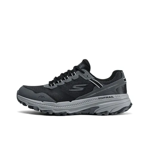 Skechers MEN'S GO Износостойкий и Легкий Низкий Топ Trail Беговые Кроссовки Мужские Серые
