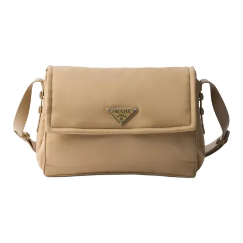 PRADA RE Нейлоновая ткань Сумка через плечо Средняя Женская Верблюжий коричневый
