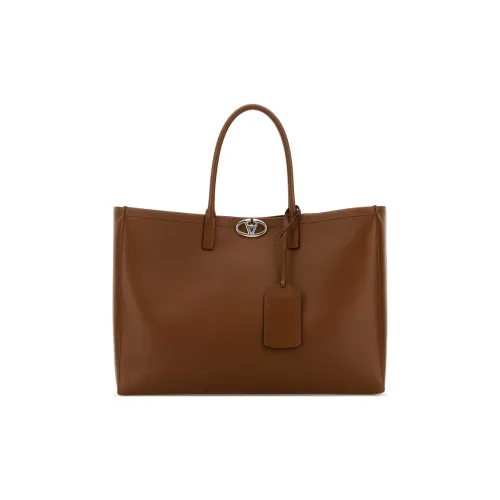 Valentino Garavani Кожа Тоут Сумка Сумка для покупок Сумка Мужская Коричневая