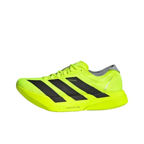 Adidas Adizero Adios Pro 4 Устойчивый к истиранию Низкий Топ Марафон Длинный Бег Обувь Унисекс Зеленый Черный