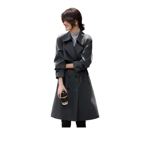 XWI Серый Женский Тренч