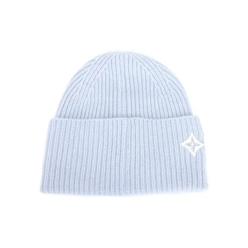 LOUIS VUITTON Овечья шерсть Шапки-бини Женские Небесно-голубой