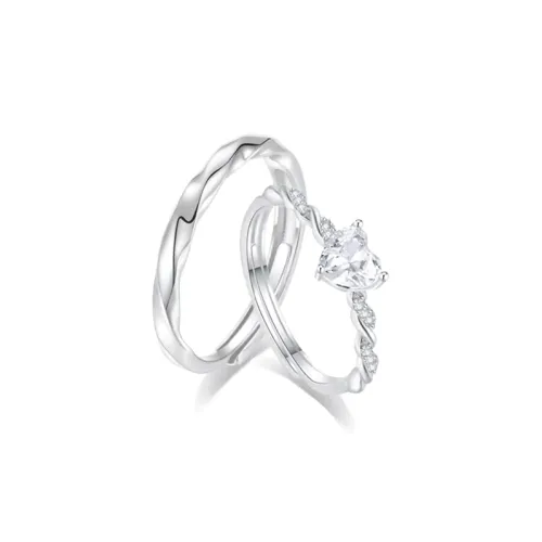 Zheng Tai Fook Кольца с кубическим цирконием Унисекс