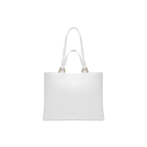 COCCINELLE GRAIN LEATHER Тоут Сумка Сумка для покупок Сумка на плечо Сумка Женская Белая