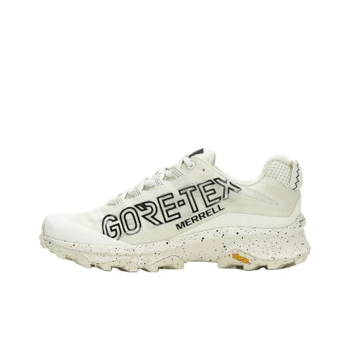 MERRELL Moab Speed Устойчивый к истиранию Водонепроницаемый и Дышащий Низкий Верх Походная Обувь Женская Белая