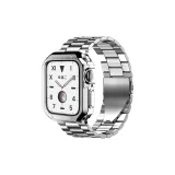 Серебряный [Три Корона Стальной браслет] + Серебряный Гальванизированный Чехол