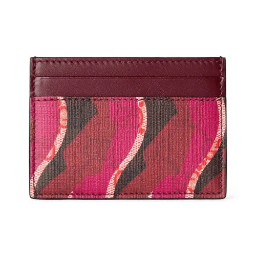 GUCCI GG Supreme Холст Картхолдер Женский Анкора Красный