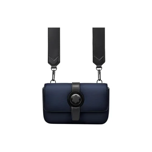 MONTBLANC Кожа Сумка через плечо Мужская Полночь Синий