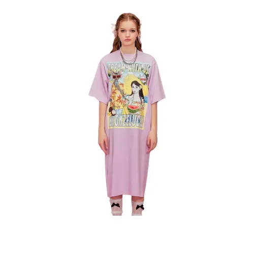 Bronze Lucia Женские Платья с Короткими Рукавами