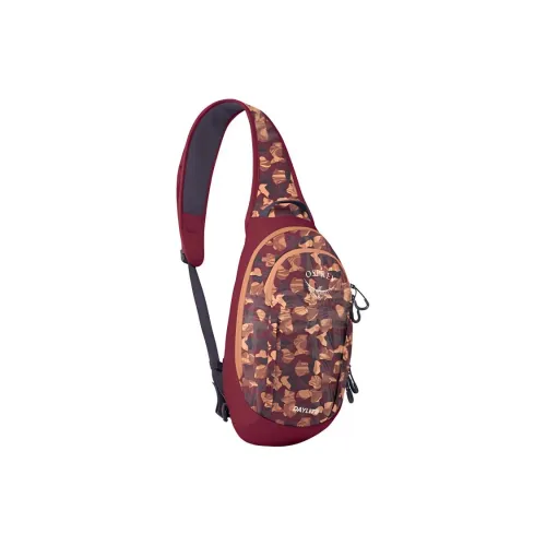 OSPREY 5L 6L Сумка через плечо Sling Сумка Переработанный полиэстер Красный С принтом Унисекс
