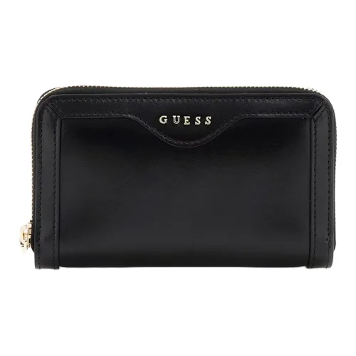 GUESS Кожа Кошелек Женские Черный