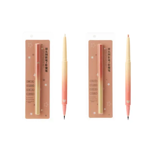 Miniso Двойная головка Тень Наклоняющийся Перо Silkworm Легко Смесь