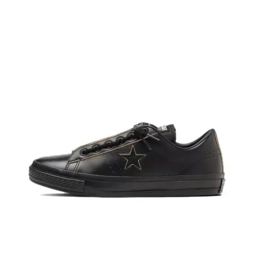 Schott N.Y.C. x Converse ONE STAR противоскользящие устойчивые к истиранию низкие скейтборд-кроссовки мужские черные