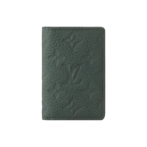 LOUIS VUITTON Кожа Кошелек Мужской Лесной зеленый