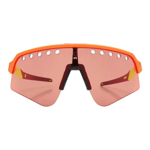 Oakley Нерегулярная форма Солнцезащитные очки Унисекс Оранжевый