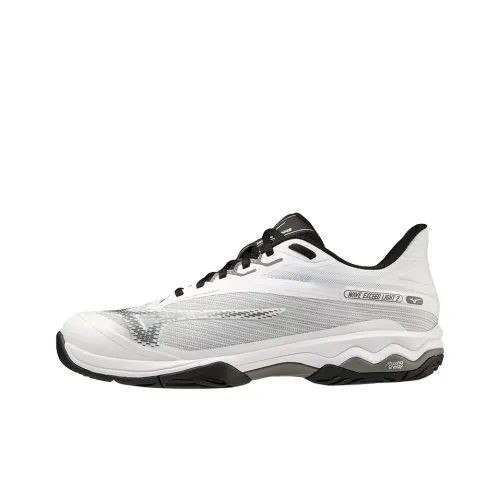 Mizuno Wave Exceed Light 2 Противоскользящие Устойчивые к истиранию Низкий Топ Кроссовки для тенниса Унисекс Белый