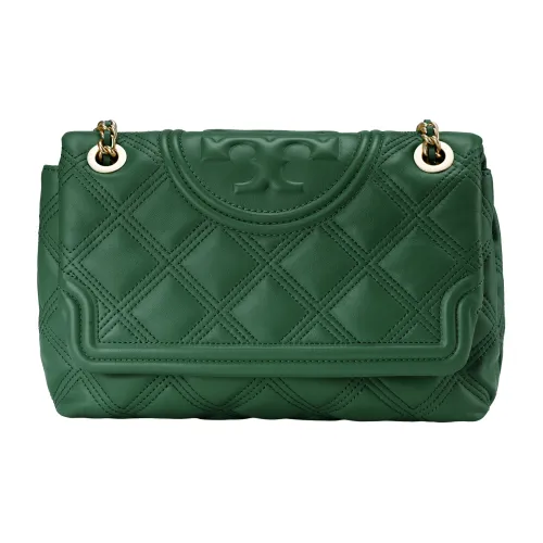 Tory Burch Fleming Напп-Кожа Сумка через плечо Большая Женская Яшма