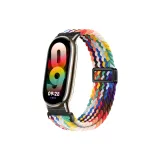 Магнитная застежка - Вязаная ткань - Кольцо [Золотой соединитель] - Радужный