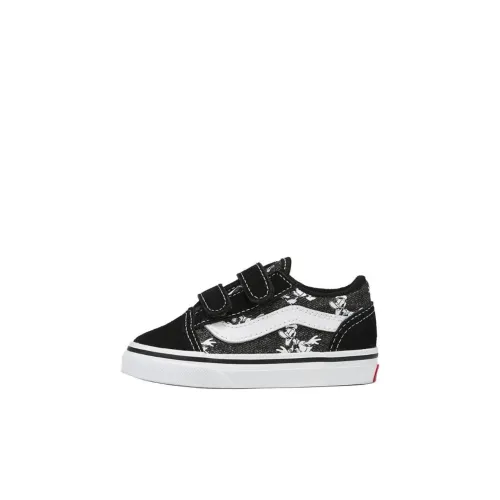 Disney x Vans Низкий топ Обувь для малышей Черный Infant и Toddler