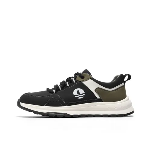 NAVIGARE Маленький Парус Низкий Топ Повседневный Мужской Черный