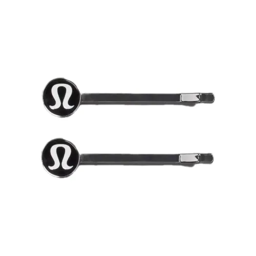lululemon Металл Заколки для волос Женские Черный